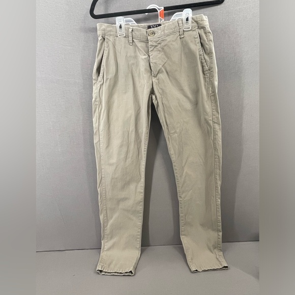 Fusaro gold trousers made in Italy size 46 or 10 US - Picture 1 of 6